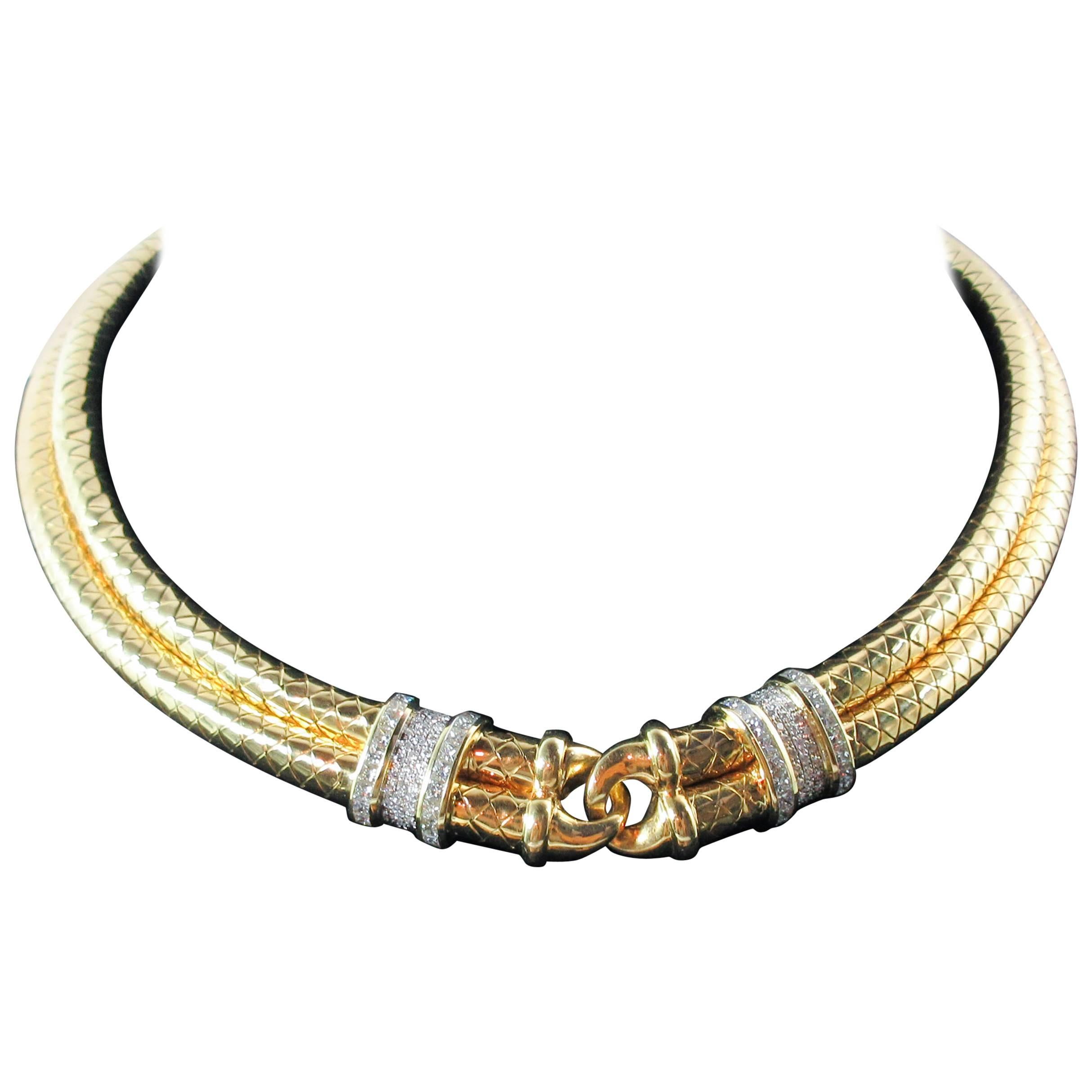 Diamond Gold Line Necklace For Sale at 1stDibs goldline jewelry