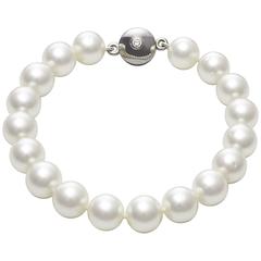 Australian South Sea Round Pearl Bracelet with Magnetic Clasp