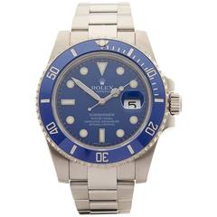 Rolex Submariner Schlumpf 18 Karat Weißgold Herren 116619LB:: 2009