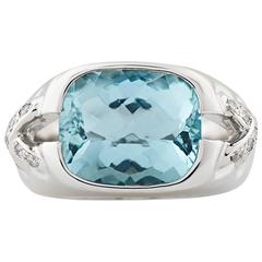 Tiffany & Co. Aquamarine Ring, 5.00 Carat 3