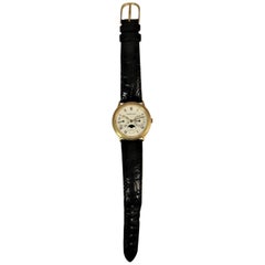 Vintage Audemar Piquet Yellow Gold Automatic Strap Wristwatch