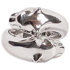 White Gold Ring with White Diamonds by Opera, Italian Attitude