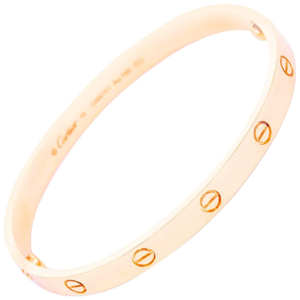 Cartier Love Bracelet Yellow Gold at 1stDibs