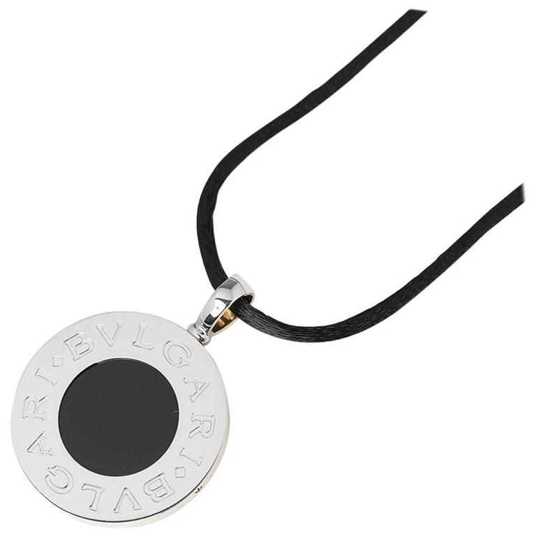 bvlgari stainless steel necklace