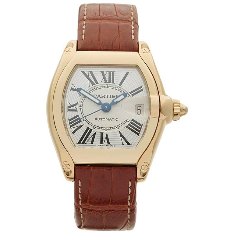 Cartier Roadster 18 Karat Yellow Gold Gents 2524 or W62005V2, 2009