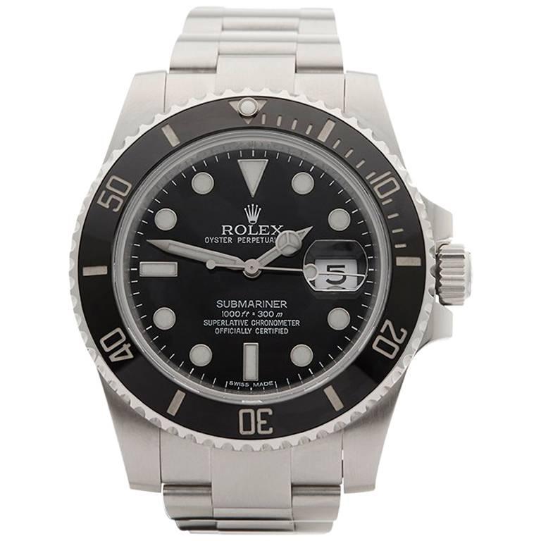 Rolex Submariner Stainless Steel Gents 116610LN, 2010