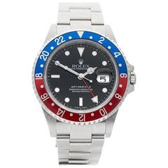 Used Rolex GMT-Master II Pepsi Stainless Steel Gents 16710, 2005