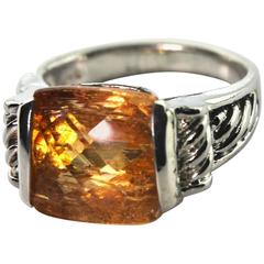 Rare Imperial Topaz Ring 9