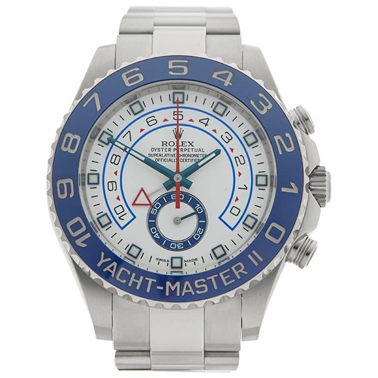Rolex Yacht-Master II Stainless Steel Gents 116680, 2014 at 1stdibs