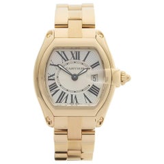 Cartier Roadster 18 Karat Yellow Gold Ladies 2676 or W62018Y5, 2000s