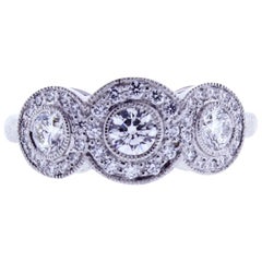 Tiffany & Co. Circlet diamond platinum Ring