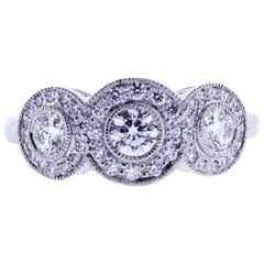 Tiffany & Co. Circlet diamond platinum Ring 4