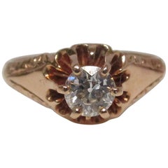 Victorian Diamond Gold Ring