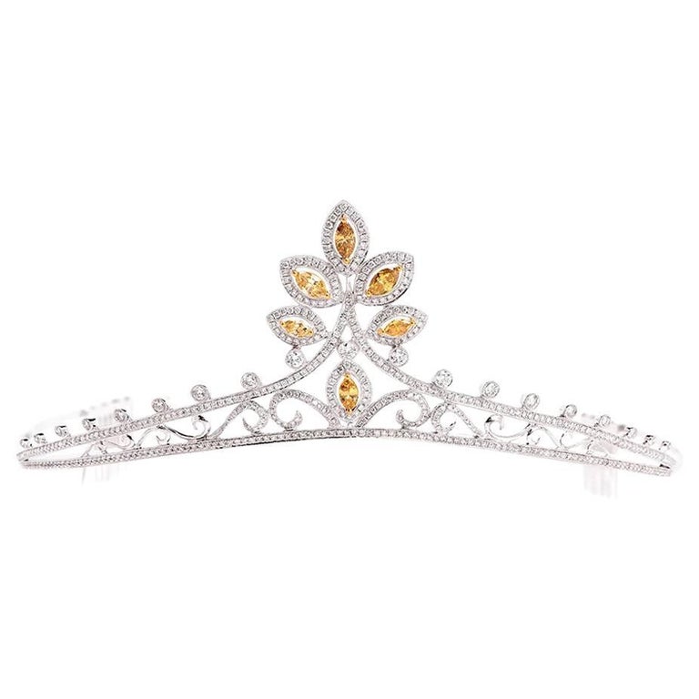 The Downton Abbey Georgian Diamond Floral Tiara worn by Lady Mary on ...