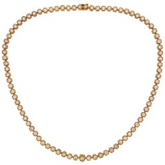 Van Cleef & Arpels Diamond Yellow Gold Necklace 3