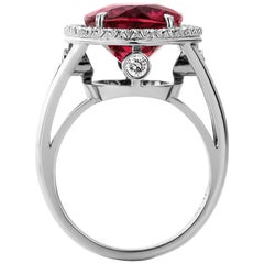 Jochen Leën 9.35 Carat Rubellite White Gold Diamond Engagement Cocktail