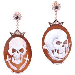 Cameo Diamonds Gold Earrings 2