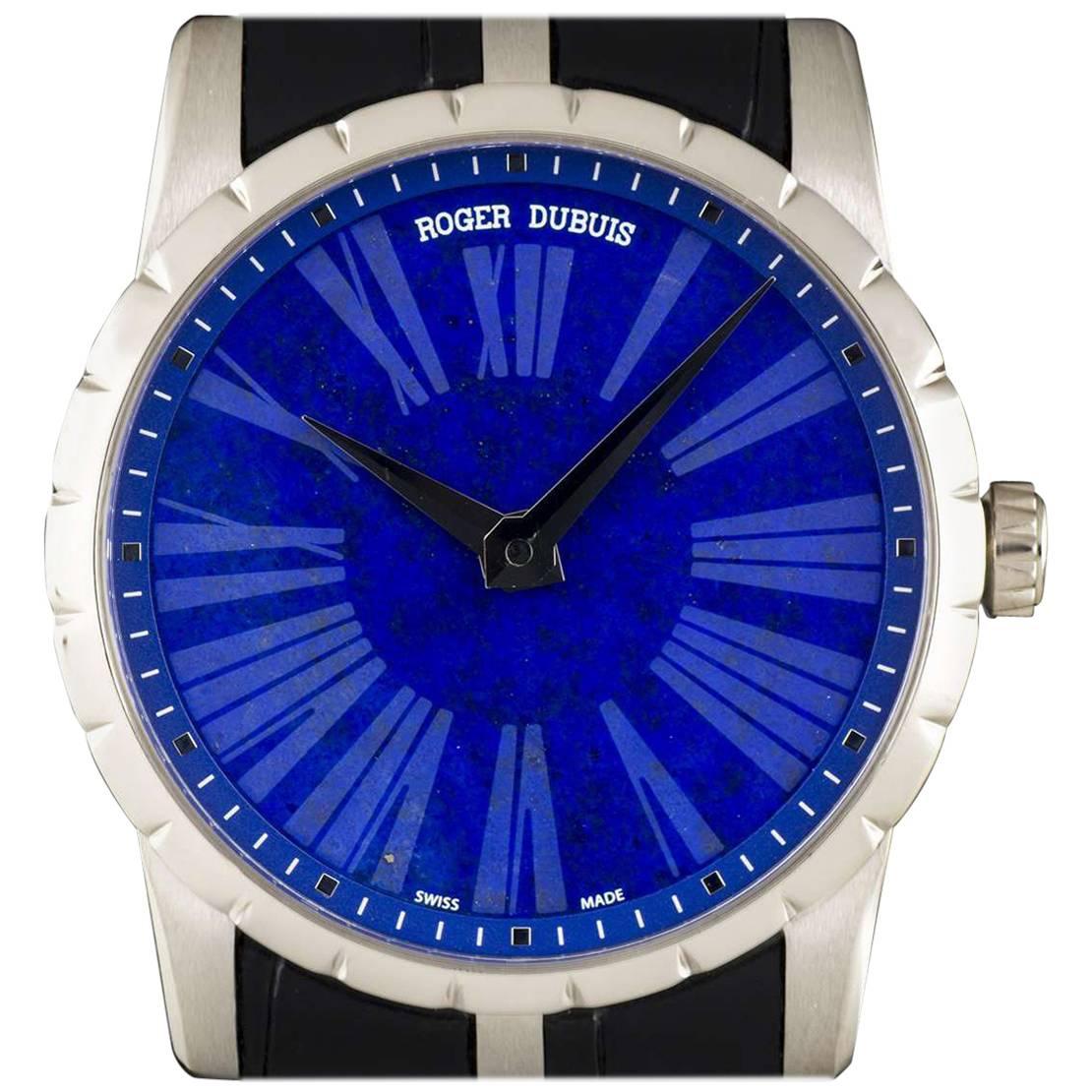 Roger Dubuis White Gold Lapis Lazuli Dial Excalibur Limited Edition Watch