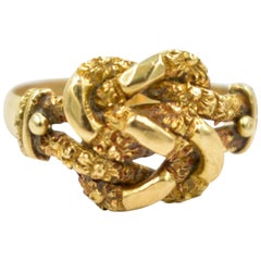 Antique Gold Knot Ring