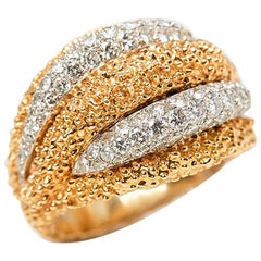 Van Cleef & Arpels Diamond Gold Vintage Ring