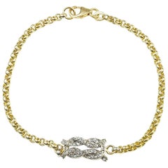 Diamond Love Knot Bracelet