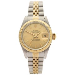 Rolex Ladies Yellow Gold Stainless Steel Datejust Automatic Wristwatch, 1994