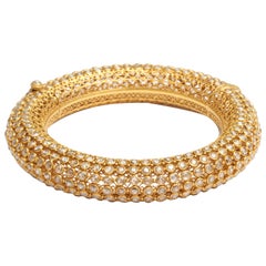 Indian Rose Diamond Bangle