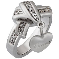 gucci ring gold karat ribbon heart