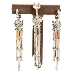 Cartier Panthere High Jewelry Kollektion. Ohrringe und Anhänger im Set. Box-Papiere.