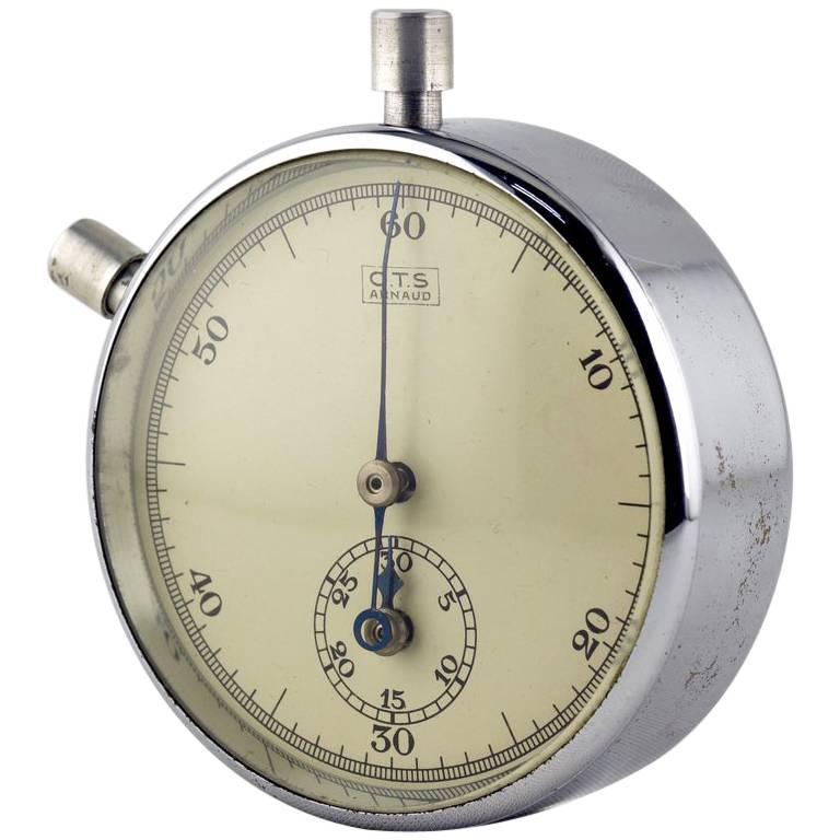 OTS Arnaud France Rare and Fine Stopwatch, 1954 For Sale
