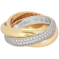 Cartier Rolling Ring with Diamonds