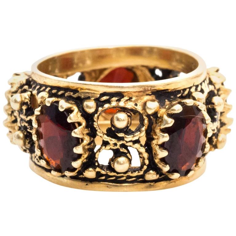 1940s Cigar Ring Band For Sale at 1stdibs