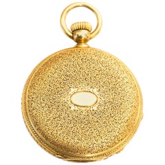 1880s Patek Philippe Yellow Gold Pocket Watch