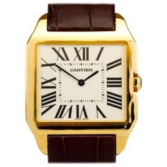 Cartier Yellow Gold Santos Dumont Wristwatch, circa 2005