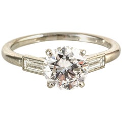Cartier Paris Platinum Diamond 1.45 Carat E vvs2 Ring 8