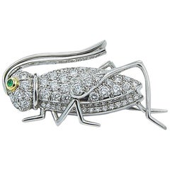 Tiffany & Co. Diamond Grasshopper Pin