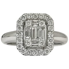 Diamond Modern Engagement Ring