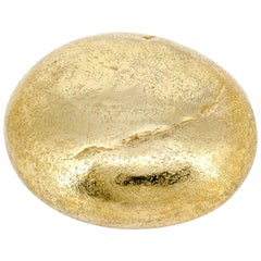 Vintage Tiffany & Co. Schlumberger Gold Pebble Pill Box