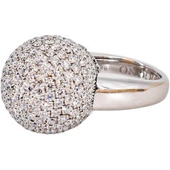 De Grisogono Diamond and White Gold Dome Ring 2