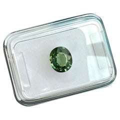 IGI Certified 1.17ct Australian Sapphire Natural Vivid Green Oval Untreated Gem