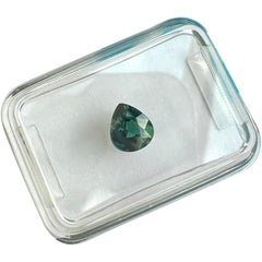 1.03ct Colour Change Australian Sapphire Blue Green Untreated IGI Certified Pear