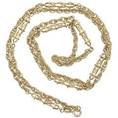 1970s Yellow Gold 'Singapore' Rope Chain 5