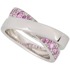 Cartier Paris Nouvelle Vague Pink Sapphire Ring 1