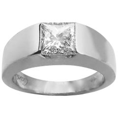 Cartier Tank Solitaire Diamond Ring 9
