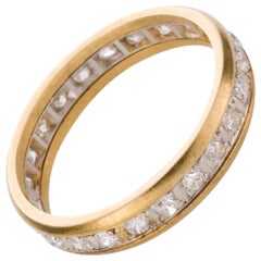 .50 Carat Diamond and Yellow Gold Eternity Ring