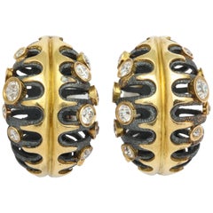 "Pierced Pillow" Earclips by Marilyn Cooperman 4