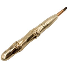 Cartier Gold Lipstick Brush