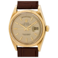 Rolex Yellow Gold Day Date Ref 1803 Self Winding Wristwatch, circa 1969 11
