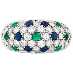White and Black Diamond Bangle Bracelet 19.88 Carat 1