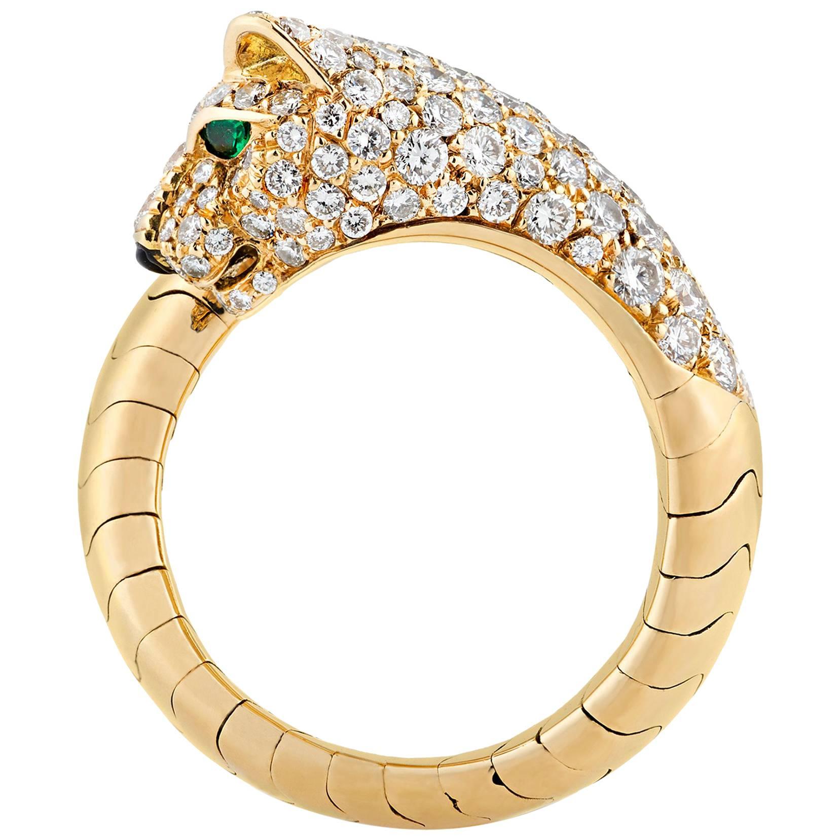 Cartier Diamond Panthère Ring